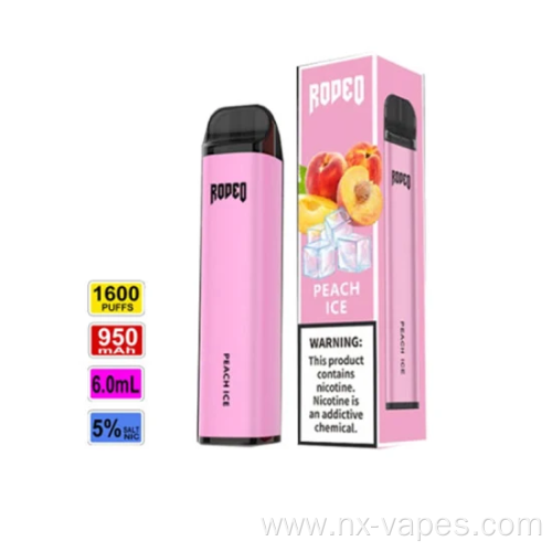 Disposable Vape 1600 Puff Rodeo